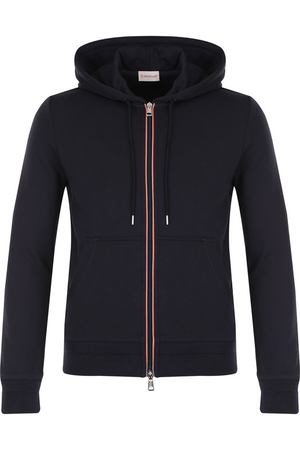 Хлопковая толстовка на молнии с капюшоном Moncler Moncler D1-091-84315-00-8098U