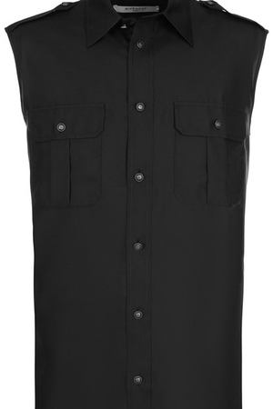 Шелковая рубашка без рукавов Givenchy Givenchy BM604K10PT
