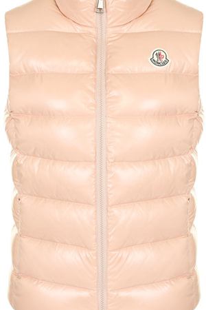 Стеганый жилет на молнии с воротником-стойкой Moncler Moncler D2-093-48304-05-68950 купить с доставкой