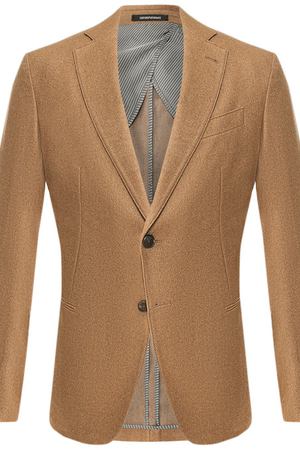 Однобортный пиджак из смеси шерсти и кашемира Emporio Armani Emporio Armani 11G10S/11S05 вариант 2