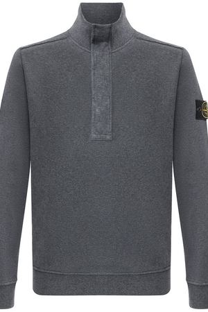 Хлопковый джемпер с воротником-стойкой на молнии Stone Island Stone Island 691560120 вариант 2