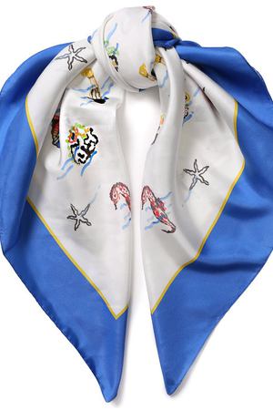 Шелковый платок с принтом Giorgio Armani Giorgio Armani 795308/8P128 купить с доставкой
