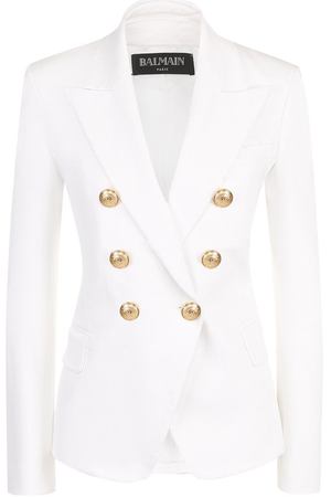 Приталенный двубортный жакет Balmain Balmain 137266/124K