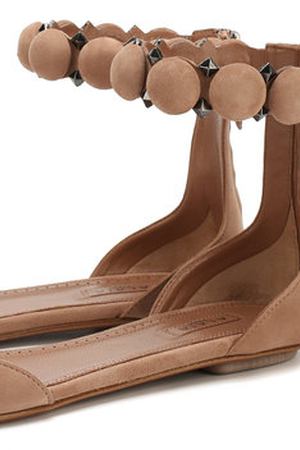 Замшевые сандалии с декором Alaia Alaia 8S3X760CC16