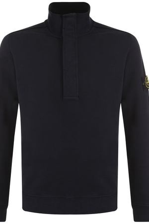 Хлопковый джемпер с воротником-стойкой на молнии Stone Island Stone Island 691560120 вариант 2 купить с доставкой