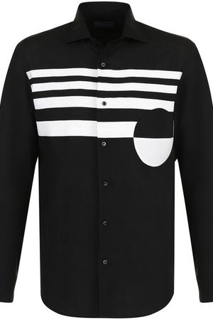 Льняная рубашка с контрастной отделкой Ralph Lauren Ralph Lauren 790694504 купить с доставкой