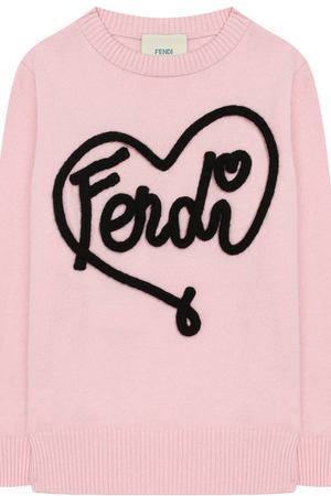 Пуловер из смеси хлопка и кашемира Fendi Fendi JFG043/A3TE/10A-12A