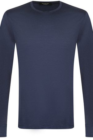 Лонгслив с круглым вырезом из смеси хлопка и шелка Ermenegildo Zegna Ermenegildo Zegna UR585/801 купить с доставкой