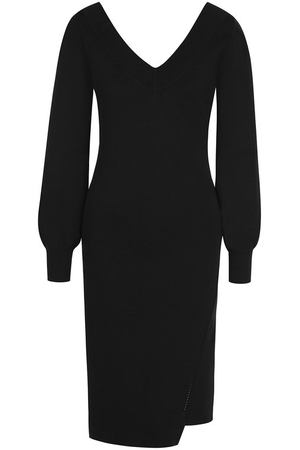 Приталенное мини-платье с V-образным вырезом Burberry Burberry 4058519 купить с доставкой