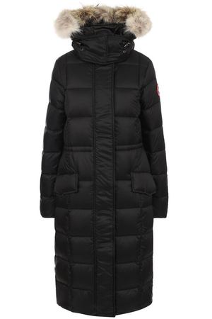 Стеганый удлиненный пуховик Lunenburg с меховой отделкой капюшона Canada Goose Canada Goose 3206L