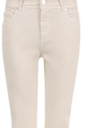 Однотонные джинсы прямого кроя Loro Piana Loro Piana FAF4049 купить с доставкой