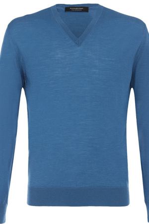 Пуловер из шерсти тонкой вязки Ermenegildo Zegna Ermenegildo Zegna UNM00/100 купить с доставкой
