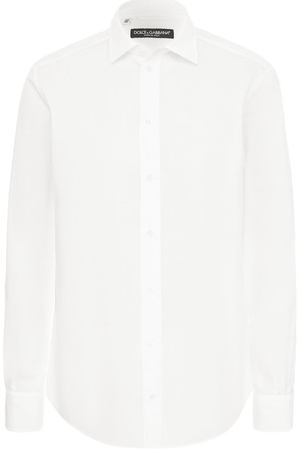 Хлопковая сорочка с воротником кент Dolce & Gabbana Dolce & Gabbana 0101/G5EA2T/G8U68 купить с доставкой