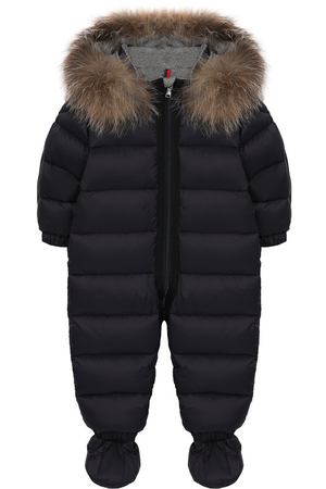 Комплект из пухового комбинезона и пинеток Moncler Enfant Moncler D2-951-14361-15-53079/3M-18M вариант 4 купить с доставкой