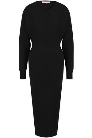 Приталенное шерстяное платье-миди с круглым вырезом Emilio Pucci Emilio Pucci 8UKI51/8U973 вариант 3 купить с доставкой