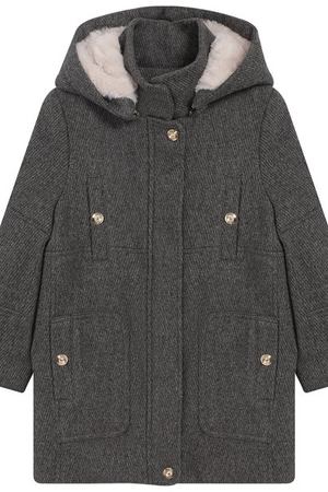 Шерстяное пальто с капюшоном Chloé Chloe C16330/2A-5A вариант 2 купить с доставкой