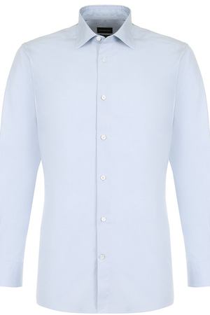 Хлопковая сорочка с воротником кент Ermenegildo Zegna Ermenegildo Zegna 401064/9HS0MT вариант 3