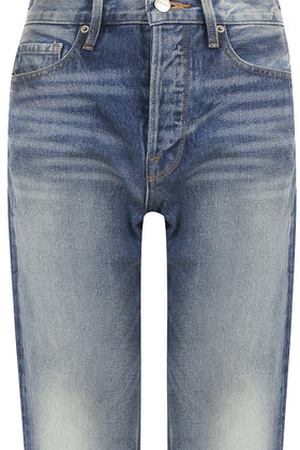 Джинсы прямого кроя с потертостями Frame Denim Frame RRL0J039S купить с доставкой