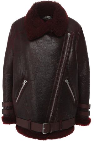 Дубленка из овчина с поясом Acne Studios Acne Studios A70005