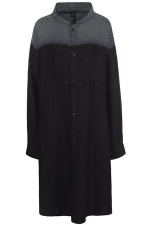 Удлиненная джинсовая блуза свободного кроя Yohji Yamamoto Yohji Yamamoto YE-B01-329