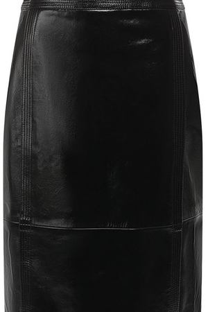 Кожаная юбка-миди Givenchy Givenchy BW406J60C0 вариант 4
