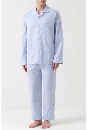Хлопковая пижама с брюками Ermenegildo Zegna Ermenegildo Zegna N6H000130 купить с доставкой