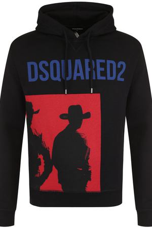 Хлопковое худи с принтом Dsquared2 Dsquared2 S71GU0253/S25305 купить с доставкой