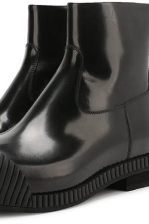 Кожаные ботинки с декорированным мысом CALVIN KLEIN 205W39NYC Calvin Klein 205W39nyc J0533
