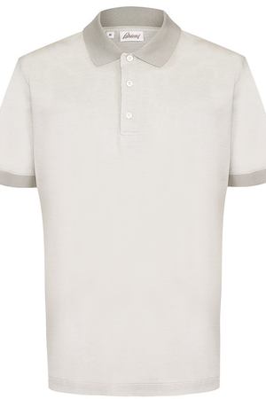 Поло из смеси шелка и хлопка Brioni Brioni UJ06/PZ628 вариант 2