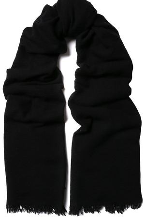 Кашемировый шарф в клетку с бахромой Rick Owens Rick Owens RU18F1461 купить с доставкой