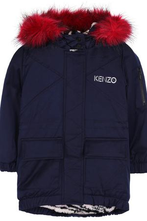 Парка с контрастной отделкой на капюшоне Kenzo Kenzo KK44018/8A-12A купить с доставкой