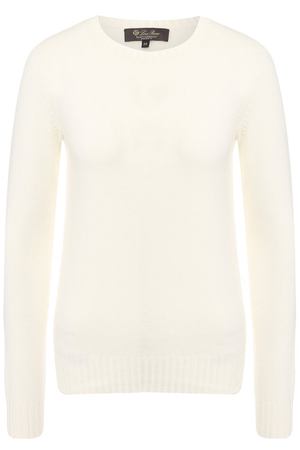 Кашемировый пуловер с круглым вырезом Loro Piana Loro Piana FAG3539
