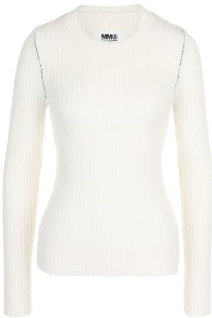 Однотонный пуловер с круглым вырезом Mm6 MM6 Maison Margiela S52HA0110/S16412