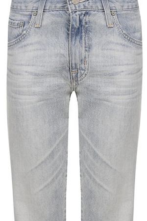 Укороченные джинсы прямого кроя с потертостями Ag AG Jeans LGN1575/22Y-SEF купить с доставкой
