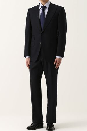 Шерстяной костюм с пиджаком на двух пуговицах Tom Ford Tom Ford 222R91/21AL41 купить с доставкой