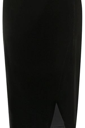Бархатная юбка-миди с разрезом Giorgio Armani Giorgio Armani ZAN50T/ZA580