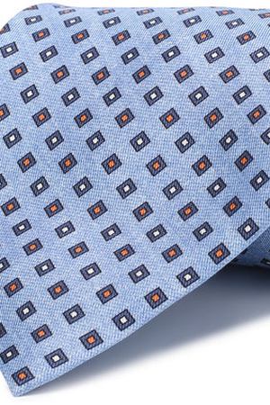 Шелковый галстук с узором Brioni Brioni 063I00/P7489