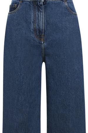 Укороченные широкие джинсы с фестонами Valentino Valentino NB2DD04W/1FA