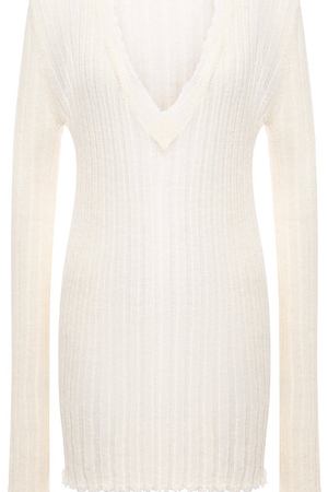 Удлиненный пуловер с V-образным вырезом Ann Demeulemeester Ann Demeulemeester 1802-4002-254-002 купить с доставкой