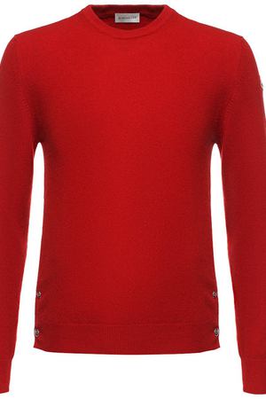 Однотонный кашемировый свитер Moncler Moncler D2-091-90339-00-999DR вариант 3 купить с доставкой