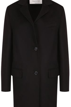 Пальто прямого кроя из смеси шерсти и кашемира Valentino Valentino QB3CA2U015E купить с доставкой