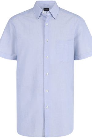 Рубашка с короткими рукавами из смеси хлопка и льна Ermenegildo Zegna Ermenegildo Zegna UMX50SCH1 вариант 2