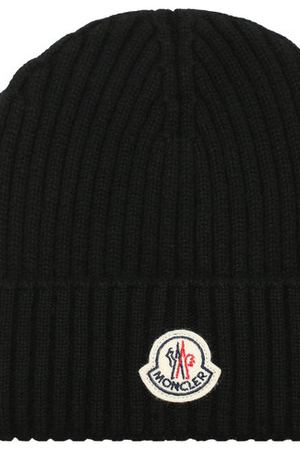 Кашемировая шапка с логотипом бренда Moncler Moncler D2-091-00229-00-04635