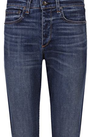 Зауженные джинсы с потертостями Rag&Bone Rag&Bone M1223K880 купить с доставкой