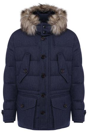 Шерстяная парка на молнии с капюшоном Ralph Lauren Ralph Lauren 790703430 вариант 3 купить с доставкой