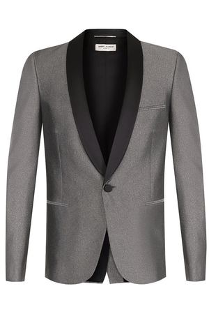 Вечерний пиджак с шалевыми лацканами Saint Laurent Saint Laurent 483995/Y073J вариант 3 купить с доставкой