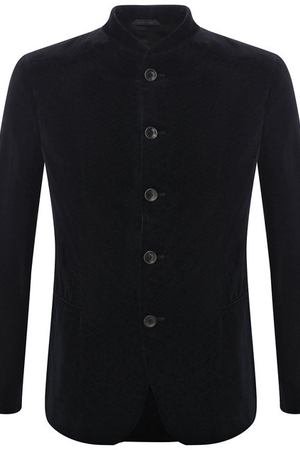 Однобортный пиджак с воротником-стойкой Giorgio Armani Giorgio Armani 8WGGG003/T007G купить с доставкой
