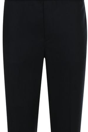 Шерстяные брюки прямого кроя с поясом на резинке Moncler Moncler C2-091-10512-00-58008 купить с доставкой