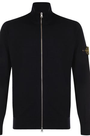 Шерстяной кардиган на молнии с воротником-стойкой Stone Island Stone Island 6915536C4 вариант 4