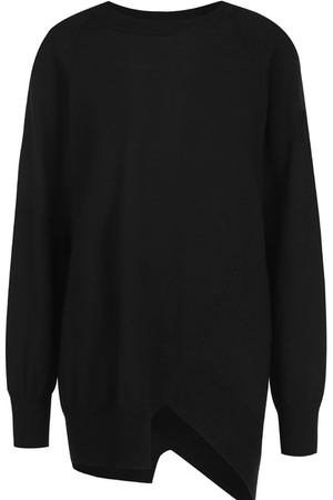 Шерстяной пуловер свободного кроя с круглым вырезом Yohji Yamamoto Yohji Yamamoto YQ-K40-134